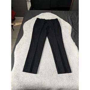 Hugo Boss Mens Gray Wool Straight Dress Pants Size 32R 32x30 Pants Trousers